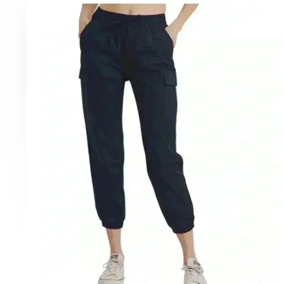 L.T.J/ LETTER TO JULIET CARGO JOGGERS IN BLACK SIZE LARGE - Picture 2 of 11